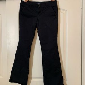 American Eagle 8 Long Artist Black Pants